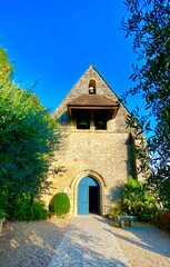 church in the mountains in La Roque-Gageac