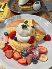 waffles with berries