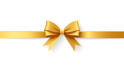 gift card golden ribbon bow isolated white ideal special occasions