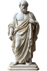 Roman philosopher marble statue sculpture person adult.
