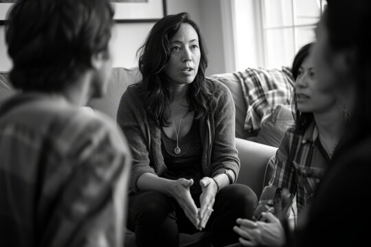 researchers engaging in in-depth interviews and focus group discussions, showcasing the human aspect of grounded theory methodology