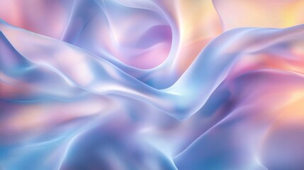 Obraz premium Soft Flowing Fabric in Pastel Colors