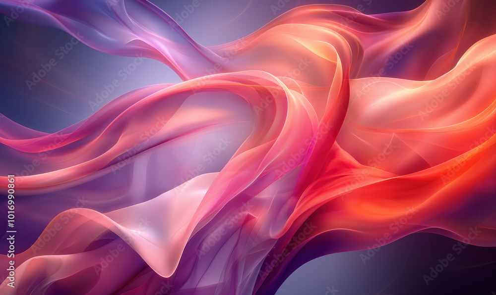 Poster abstract colorful background with wavy texture.