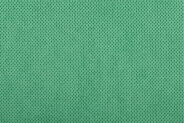 Green fabric cotton texture. Textile background fabric
