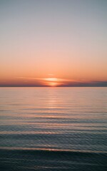 Fototapeta premium Sunset over the sea