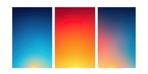 Fototapeta premium Vibrant Gradient Backgrounds for Modern Design