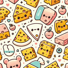 Cheese Seamless Patternork