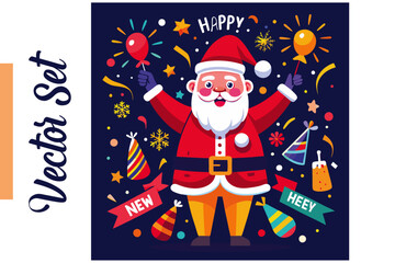 Santa Claus happy new year