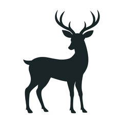 deer silhouette vector