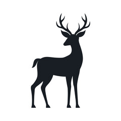 Obraz premium silhouette of deer