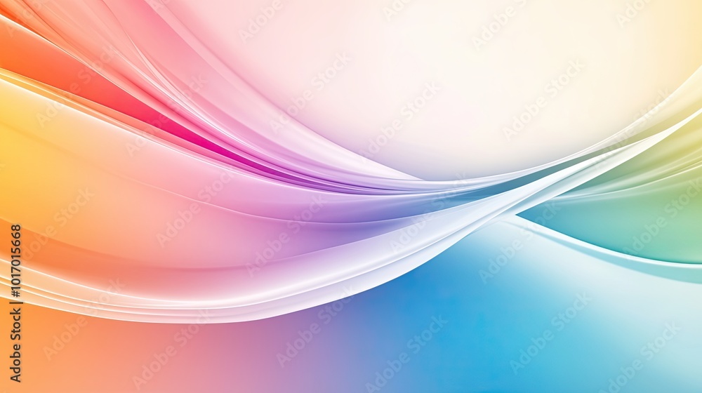 Poster a colorful rainbow background with smooth gradients and subtle textures, creating a visually interes