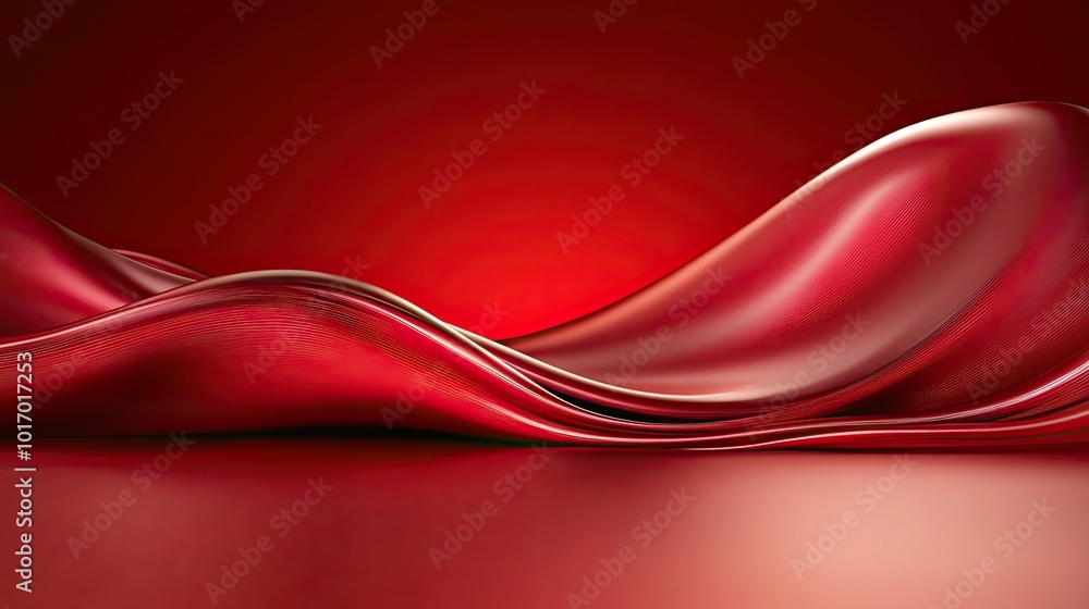 Poster a deep, dark red background with soft lighting, creating a moody and dramatic visual perfect for lux