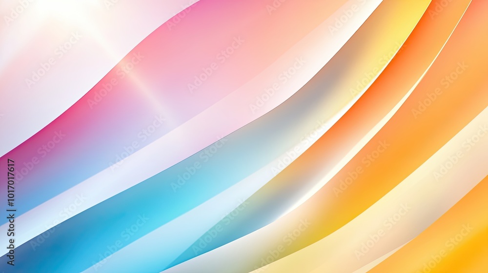 Poster a diagonal rainbow gradient background with vibrant hues, offering a dynamic and modern look for dig