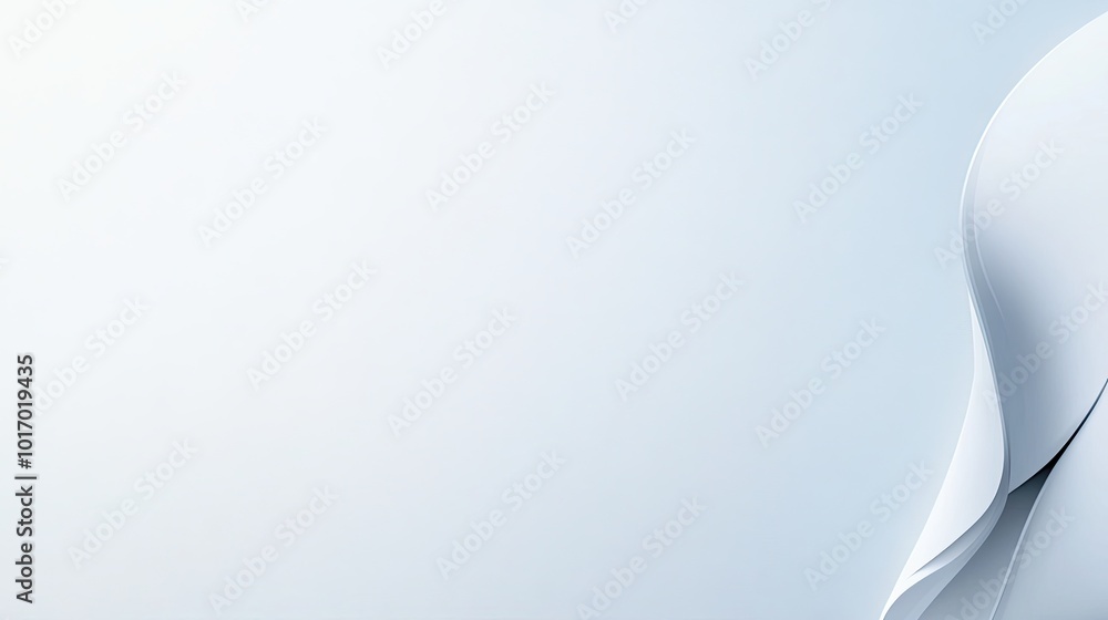 Poster a gradient light grey background, fading from a light tone to a slightly darker shade, creating a mo