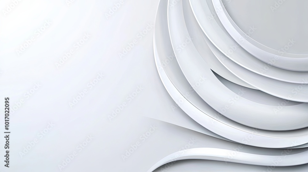 Poster a light grey background with subtle shadows, creating depth while maintaining a clean and polished a