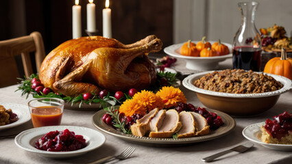 chicken with vegetables for thanksgiving day