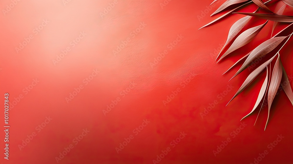 Poster a rich, dark red background with soft gradient transitions, offering a bold yet subtle canvas for so