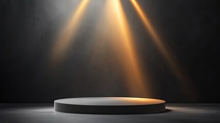 A rich dark background with soft highlights and shadows, offering a high-contrast setting for product or portrait photography.