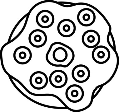 recommend clip art: fruit loop chocolate donut sweet dessert outline coloring