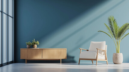 Contemporary minimal simple clean living room interior design, Plants and Style: Transforming Your Living Room with Natural Greenery