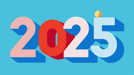 new year 2025 christmas 2d festive background