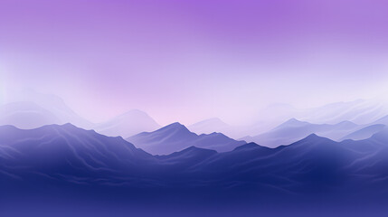 Stunning Gradient Landscape: Serene Purple and Pink Mountain Horizon Background