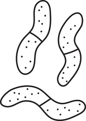 candy jelly sweet dessert outline clipart