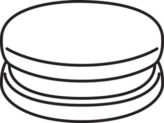 sandwich cookie baked sweet bakery clipart