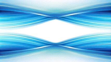 Fototapeta premium abstract blue stripes on white background close-up