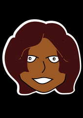 An Illustration of Man With A Nice Hair