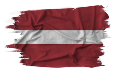 Flag of Latvia with fabric texture