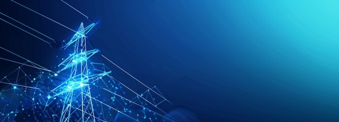 high voltage power lines, electricity