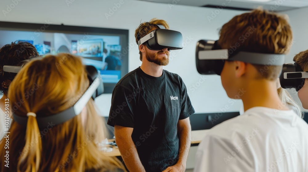 Poster virtual field trip experience: engaging students with vr learning in a modern classroom setting