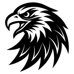 eagle head vector illustration
