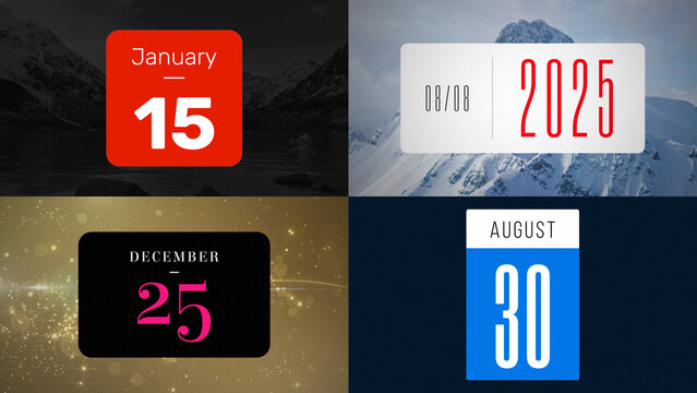 Social Media Calendar Reveal Overlay