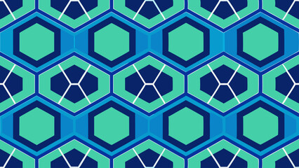 hexagonal style  Seamless pattern