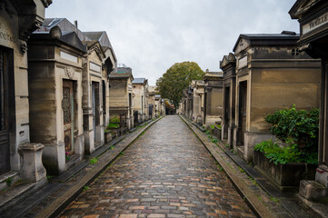 Montmartre Cemetery also known as Cimitière du Nord in Paris France
