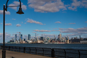The skyline of New York City, United States