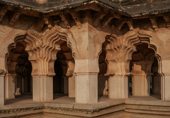 Lotus Mahal is an architectural masterpiece, a two-story structure with many open arches decorated...