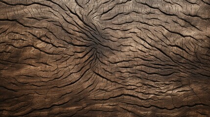 Fototapeta premium The Rough, Cracked Surface Of Oak Bark Unveils A Beautiful Natural Wood Grain Pattern. 