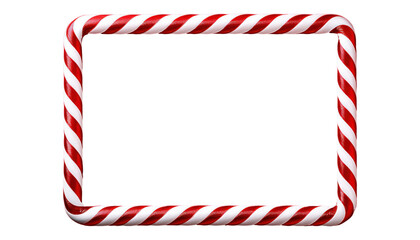 candy cane frame for holiday