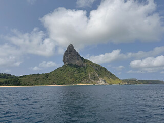 View of the sea from Conceição Beach in Fernando de Noronha