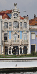 Obraz premium Lower city area with facade of buildings of ancient architecture