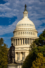 Obraz premium Washington D. C. Capitol. Congress. American Capitol Building. United States Capital. Washington, US landmark. USA Supreme Court. Washington monument. Washington city.