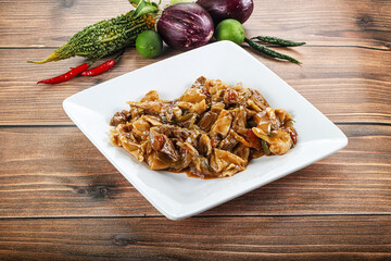 Tibetian cuisine - thenthuk with beef