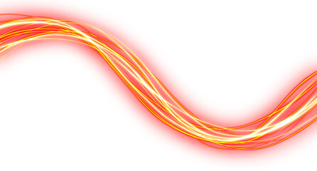Vibrant Speed Light Rays element isolated on transparent background