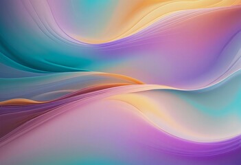 Obraz premium Fluid Gradient with MediumPurple, Cyan, RosyBrown, Silver and Gold Transitions