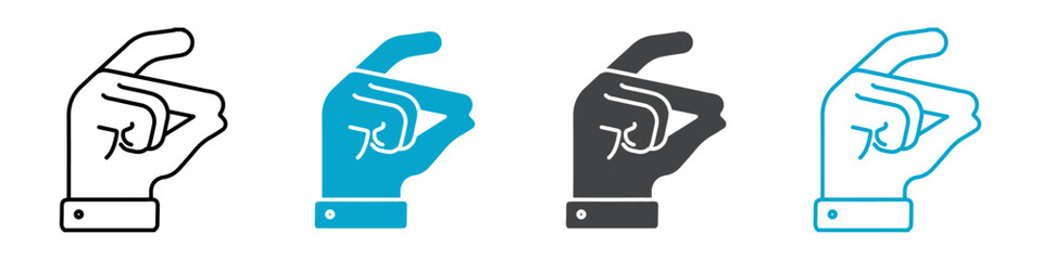 snap icon Line graphics illustration