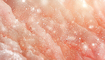 Fototapeta premium Soft Peach Glitter Background