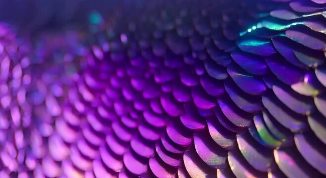 A closeup of a neon snake skin